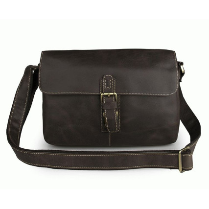 Мужская сумка через плечо 7084R-1 Buffalo Bags коричневая – Фото 1