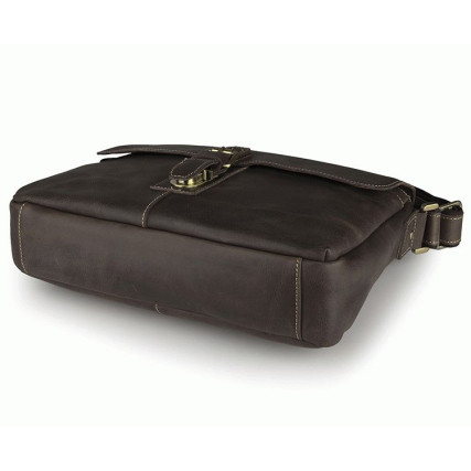 Мужская сумка через плечо 7084R-1 Buffalo Bags коричневая – Фото 5
