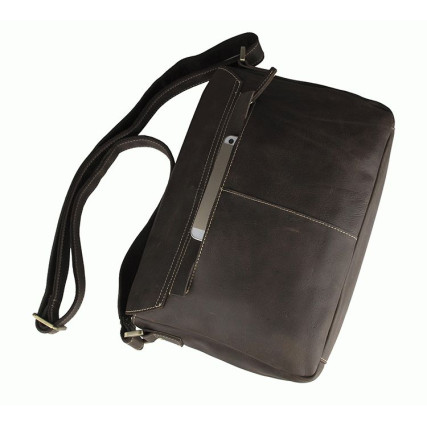 Мужская сумка через плечо 7084R-1 Buffalo Bags коричневая – Фото 6