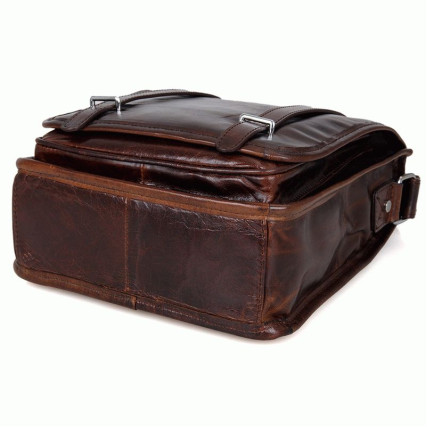 Мужская сумка через плечо 7109C Buffalo Bags коричневая – Фото 3