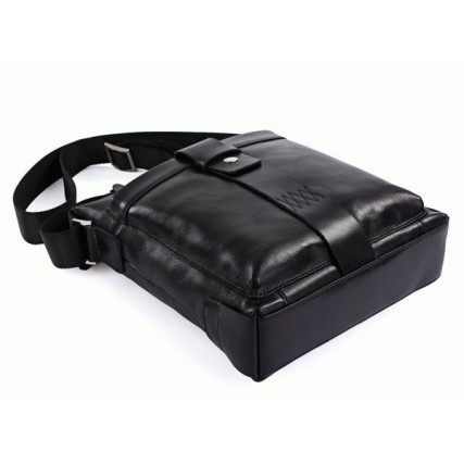 Мужская сумка через плечо 7151A Buffalo Bags черная – Фото 4