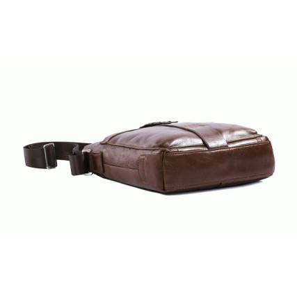 Мужская сумка через плечо 7151C-1 Buffalo Bags коричневая – Фото 3