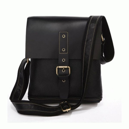 Мужская сумка через плечо 7157A Buffalo Bags черная – Фото 1