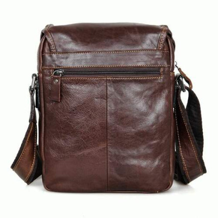 Мужская сумка через плечо Buffalo Bags коричневая 7354LQ – Фото 3