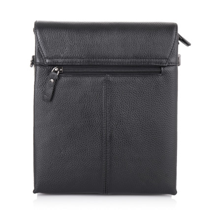 Мужская кожаная сумка Giorgio Ferretti (Италия) черная GF5416-4Ablack – Фото 3