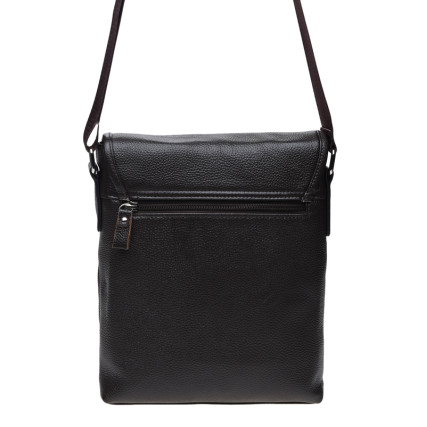 Мужская кожаная сумка Borsa Leather коричневая k10013-brown – Фото 2