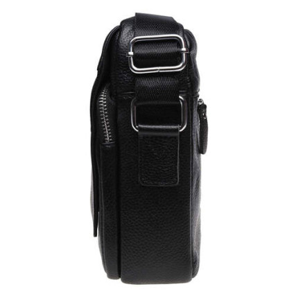 Мужская кожаная сумка Keizer черная K12051-black – Фото 4