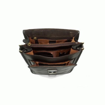 Мужская кожаная барсетка Katana коричневая K31020-2 – Фото 2