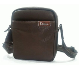 Мужская кожаная сумка Katana (Франция) коричневая K81662-2
