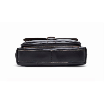 Мужская кожаная сумка Buffalo Bags коричневая M1292C – Фото 5