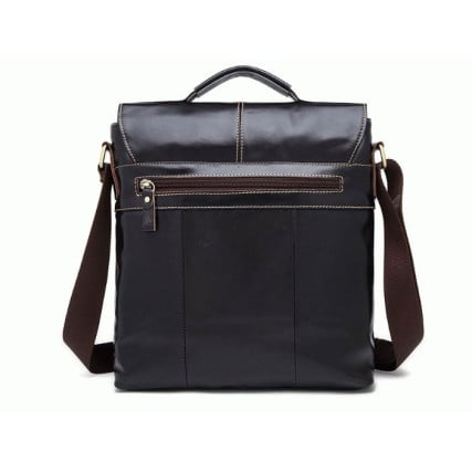 Мужская кожаная сумка Buffalo Bags коричневая M1292C – Фото 6