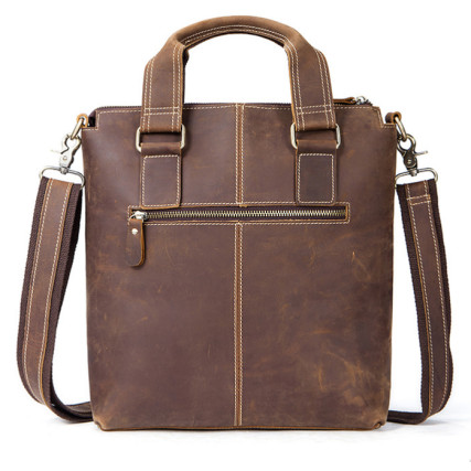 Мужская кожаная сумка Buffalo Bags коричневая M7711R – Фото 2