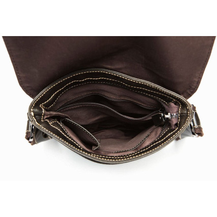 Мужская кожаная коричневая сумка Buffalo Bags M8006C – Фото 4