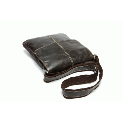 Мужская кожаная коричневая сумка Buffalo Bags M8006C – Фото 7