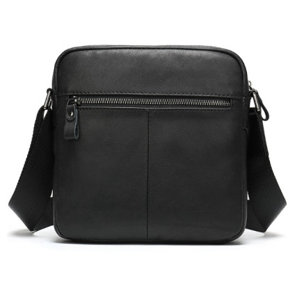 Мужская кожаная сумка Buffalo Bags черная M8033A – Фото 2