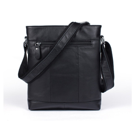 Мужская кожаная сумка Buffalo Bags черная M8120A – Фото 4