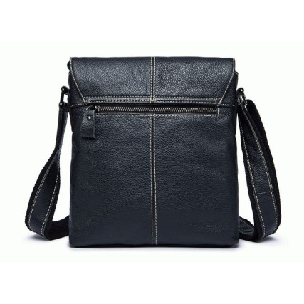 Мужская кожаная сумка Buffalo Bags черная M8835A – Фото 2