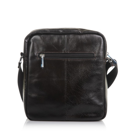 Мужская кожаная сумка Buffalo Bags коричневая M9108C – Фото 2