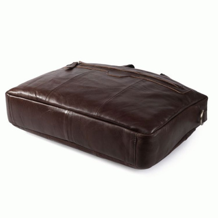 Сумка для ноутбука 14,1&quot; кожаная 7075LC Buffalo Bags коричневая – Фото 3