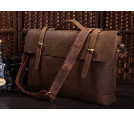 Мужской портфель из телячьей кожи Buffalo Bags для ноутбука 15.6" 7082R