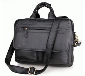 Кожаный портфель мужской 7085A для ноутбука 14.1" Buffalo Bags
