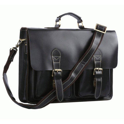 Кожаный портфель мужской 7105A для ноутбука 15,6&quot; Buffalo Bags – Фото 2