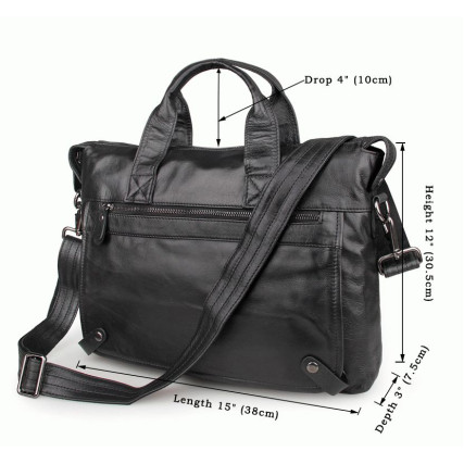 Портфель для ноутбука 15&quot; 7120A Buffalo Bags черный – Фото 10