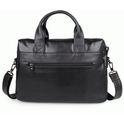 Сумка для ноутбука кожаная 7122A-1 черная Buffalo Bags – Фото 3