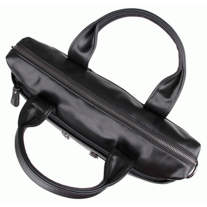 Сумка для ноутбука кожаная 7122A-1 черная Buffalo Bags – Фото 6