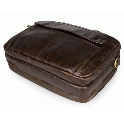 Кожаная сумка Laptop Brown для ноутбука 15,6&quot; Buffalo Bags – Фото 3
