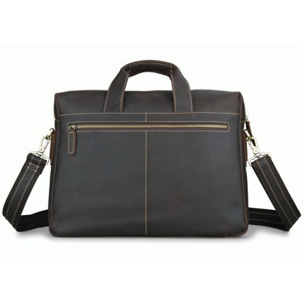 Кожаный портфель мужской 7167R для ноутбука 15,6&quot; Buffalo Bags – Фото 2
