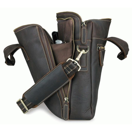 Кожаный портфель мужской 7167R для ноутбука 15,6&quot; Buffalo Bags – Фото 4