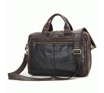 Мужская кожаная сумка Buffalo Bags коричневая 7230Q