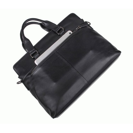 Деловая кожаная сумка 7295A для ноутбука 14.1&quot; Buffalo Bags – Фото 4