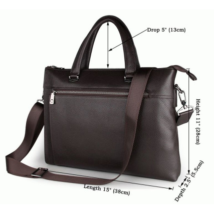 Сумка для ноутбука 14&quot; 7314Q Buffalo Bags коричневая – Фото 6