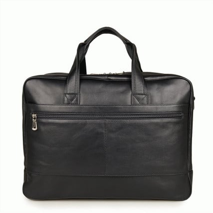 Кожаная сумка для ноутбука 17&quot; Buffalo Bags черная 7319A – Фото 3