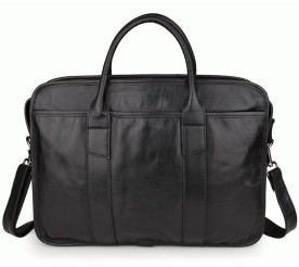 Кожаная сумка для ноутбука 15,6" Buffalo Bags 7321A черная