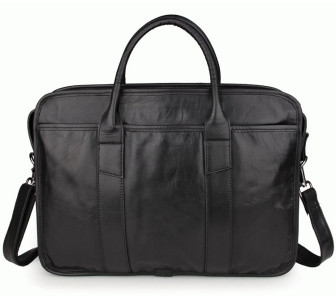 Кожаная сумка для ноутбука 15,6" Buffalo Bags 7321A черная
