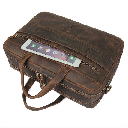 Сумка для ноутбука 17&quot; Buffalo Bags 7391R коричневая – Фото 5