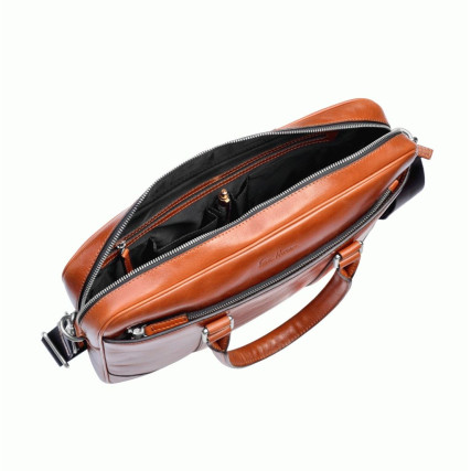 Кожаный портфель для ноутбука 15&quot; Issa Hara B14 (04-00) – Фото 4