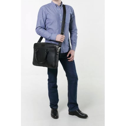Кожаный портфель для ноутбука 15" Issa Hara B14 (13-03) – Фото 4