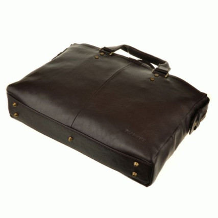 Мужская кожаная сумка для ноутбука 15&quot;-15,6&quot; Blamont – Фото 4