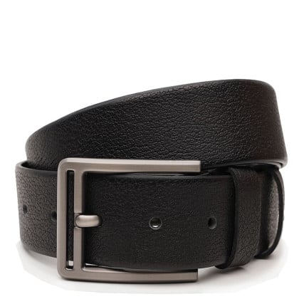 Кожаный ремень Borsa Leather черный V1125DPL01-black – Фото 1