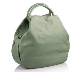 Кожаная женская сумка Virginia Conti (Италия) оливковая VC02431olive
