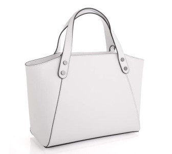 Кожаная женская сумка Virginia Conti (Италия) белая VC02458white