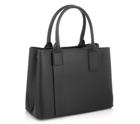 Кожаная женская черная сумка Virginia Conti (Италия) VC02816_Lblack