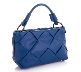 Кожаная женская сумка Virginia Conti (Италия) синяя VC02825blue