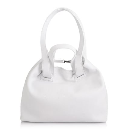 Кожаная женская белая сумка Virginia Conti (Италия) VC02771white – Фото 3