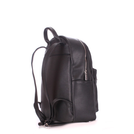 Кожаный рюкзак Poolparty XS черный xs-bckpck-leather-black – Фото 3