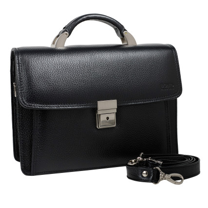 Барсетка мужская кожаная BOND 5031-281 черная – Фото 2